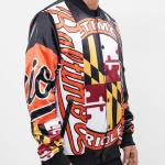 CHAMARRA IMORE ORIOLES MASH UP SATIN JACKET BLACK en STOCK