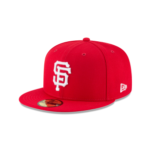 GORRA NEW ERA CAP SAN FRANCISCO GIANTS MLB CLASSICS 59FIFTY CERRADA ROJA en STOCK