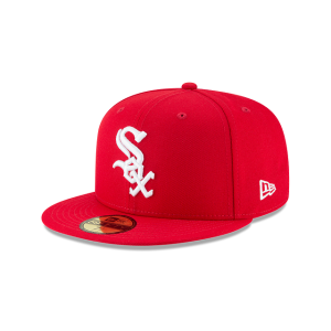 GORRA NEW ERA CAP CHICAGO WHITE SOX MLB CLASSICS 59FIFTY CERRADA ROJA en STOCK