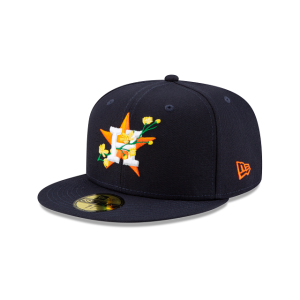 GORRA NEW ERA CAP HOUSTON ASTROS MLB SIDE PATCH BLOOM 59FIFTY CERRADA en STOCK