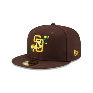 GORRA NEW ERA CAP SAN DIEGO PADRES MLB SIDE PATCH BLOOM 59FIFTY CERRADA en STOCK