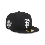 GORRA NEW ERA CAP SAN FRANCISCO GIANTS MLB SIDEPATCH 59FIFTY CERRADA NEGRA en STOCK