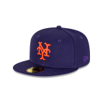 GORRA NEW ERA CAP NEW YORK METS MLB ROYAL PURPLE 59FIFTY CERRADA en STOCK