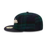 GORRA NEW ERA CAP LOS ANGELES DODGERS MLB BLACK WATCH TARTAN 59FIFTY CERRADA en STOCK
