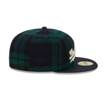 GORRA NEW ERA CAP LOS ANGELES DODGERS MLB BLACK WATCH TARTAN 59FIFTY CERRADA en STOCK