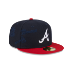 GORRA NEW ERA CAP ATLANTA BRAVES MLB MULTI LOGO 59FIFTY CERRADA en STOCK