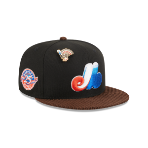 GORRA NEW ERA CAP MONTREAL EXPOS MLB FEATHERED CORD 59FIFTY CERRADA en STOCK