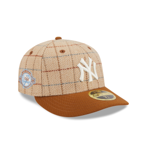 GORRA NEW ERA CAP NEW YORK YANKEES MLB HERRINGBONE CHECK 59FIFTY LP CERRADA en STOCK