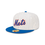 GORRA NEW ERA CAP NEW YORK METS MLB PINSTRIPE 59FIFTY CERRADA en STOCK