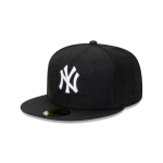 GORRA NEW ERA CAP NEW YORK YANKEES MLB TONAL SCRIPT 59FIFTY CERRADA NEGRA en STOCK