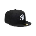 GORRA NEW ERA CAP NEW YORK YANKEES MLB TONAL SCRIPT 59FIFTY CERRADA NEGRA en STOCK