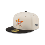 GORRA NEW ERA CAP HOUSTON ASTROS MLB LEATHER VISOR 59FIFTY CERRADA en STOCK