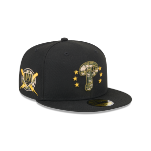 GORRA NEW ERA CAP PHILADELPHIA PHILLIES MLB ARMED FORCES DAY 2024 59FIFTY CERRADA en STOCK