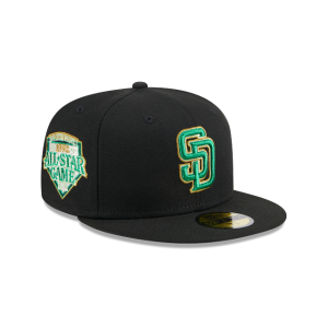 GORRA NEW ERA CAP SAN DIEGO PADRES MLB METALLIC GREEN POP 59FIFTY CERRADA en STOCK
