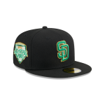 GORRA NEW ERA CAP SAN DIEGO PADRES MLB METALLIC GREEN POP 59FIFTY CERRADA en STOCK