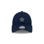GORRA NEW ERA CAP DALLAS COWBOYS NFL GLITTER MESH 9TWENTY STRAPBACK PARA MUJER AZUL en STOCK