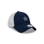 GORRA NEW ERA CAP DALLAS COWBOYS NFL GLITTER MESH 9TWENTY STRAPBACK PARA MUJER AZUL en STOCK
