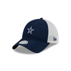GORRA NEW ERA CAP DALLAS COWBOYS NFL GLITTER MESH 9TWENTY STRAPBACK PARA MUJER AZUL en STOCK