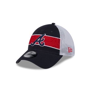GORRA NEW ERA CAP ATLANTA BRAVES MLB BANDED TEAM 39THIRTY ELáSTICA en STOCK