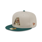 GORRA NEW ERA CAP ARIZONA DIAMONDBACKS MLB TREE BARK FILL 59FIFTY CERRADA en STOCK