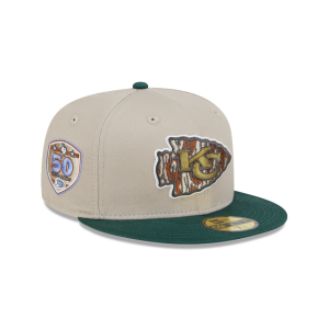 GORRA NEW ERA CAP KANSAS CITY CHIEFS NFL TREE BARK FILL 59FIFTY CERRADA en STOCK