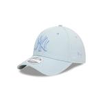 GORRA NEW ERA CAP NEW YORK YANKEES MLB LEAGUE ESSENTIALS 9FORTY STRAPBACK AZUL PARA MUJER en STOCK