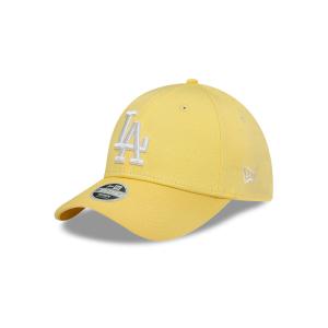 GORRA NEW ERA CAP LOS ANGELES DODGERS MLB LEAGUE ESSENTIALS 9FORTY STRAPBACK AMARILLA PARA MUJER en STOCK