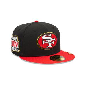 GORRA NEW ERA CAP SAN FRANCISCO 49ERS NFL PIN PACK 59FIFTY CERRADA en STOCK