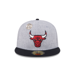 GORRA NEW ERA CAP CHICAGO BULLS NBA 70TH ANNIVERSARY 59FIFTY DAY CERRADA GRAY en STOCK