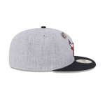 GORRA NEW ERA CAP CHICAGO BULLS NBA 70TH ANNIVERSARY 59FIFTY DAY CERRADA GRAY en STOCK