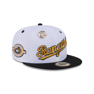 GORRA NEW ERA CAP TEXAS RANGERS MLB 70TH ANNIVERSARY 59FIFTY DAY CERRADA en STOCK