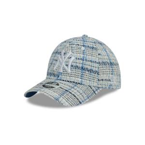 GORRA NEW ERA CAP NEW YORK YANKEES MLB WOMEN'S WOOL TWEED 9FORTY STRAPBACK PARA MUJER en STOCK