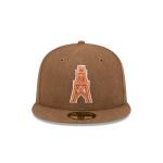 GORRA NEW ERA CAP HOUSTON OILERS NFL ANTIQUE PLAID 59FIFTY CERRADA en STOCK