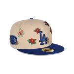 GORRA NEW ERA CAP LOS ANGELES DODGERS MLB POINSETTIA 59FIFTY CERRADA en STOCK