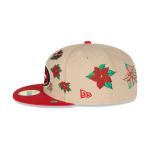 GORRA NEW ERA CAP SAN FRANCISCO 49ERS NFL POINSETTIA 59FIFTY CERRADA en STOCK