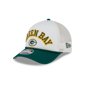 GORRA NEW ERA CAP GREEN BAY PACKERS NFL CHROME ARCH 9FORTY M-CROWN AF TRUCKER SNAPBACK en STOCK