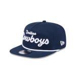 GORRA NEW ERA CAP DALLAS COWBOYS NFL TEAM TEXT GOLFER SNAPBACK en STOCK
