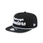 GORRA NEW ERA CAP PITTSBURGH STEELERS NFL TEAM TEXT GOLFER SNAPBACK en STOCK