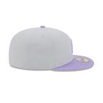 GORRA NEW ERA CAP NEW YORK YANKEES PURPLE LOGO MLB COLOR PACK 59FIFTY CERRADA en STOCK