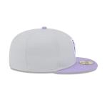 GORRA NEW ERA CAP LAS VEGAS RAIDERS PURPLE LOGO NFL COLOR PACK 59FIFTY CERRADA en STOCK