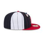 GORRA NEW ERA CAP BOSTON RED SOX MLB PINSTRIPE LEAGUE PIN 59FIFTY CERRADA en STOCK
