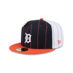 GORRA NEW ERA CAP DETROIT TIGERS MLB PINSTRIPE LEAGUE PIN 59FIFTY CERRADA en STOCK