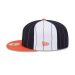 GORRA NEW ERA CAP DETROIT TIGERS MLB PINSTRIPE LEAGUE PIN 59FIFTY CERRADA en STOCK