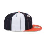 GORRA NEW ERA CAP DETROIT TIGERS MLB PINSTRIPE LEAGUE PIN 59FIFTY CERRADA en STOCK