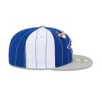 GORRA NEW ERA CAP TORONTO BLUE JAYS MLB PINSTRIPE LEAGUE PIN 59FIFTY CERRADA en STOCK