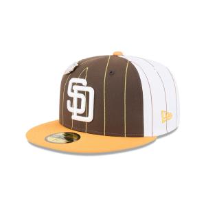 GORRA NEW ERA CAP SAN DIEGO PADRES MLB PINSTRIPE LEAGUE PIN 59FIFTY CERRADA en STOCK