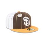 GORRA NEW ERA CAP SAN DIEGO PADRES MLB PINSTRIPE LEAGUE PIN 59FIFTY CERRADA en STOCK