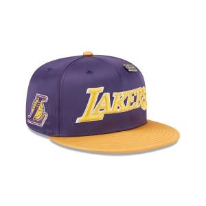 GORRA NEW ERA CAP LOS ANGELES LAKERS NBA SATIN 59FIFTY CERRADA en STOCK