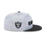 GORRA NEW ERA CAP LAS VEGAS RAIDERS NFL SATIN 59FIFTY CERRADA en STOCK