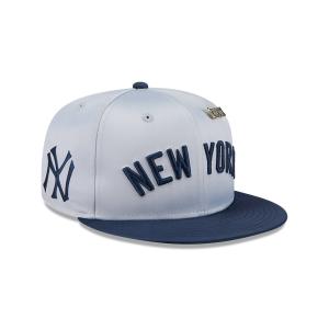 GORRA NEW ERA CAP NEW YORK YANKEES MLB SATIN 59FIFTY CERRADA en STOCK